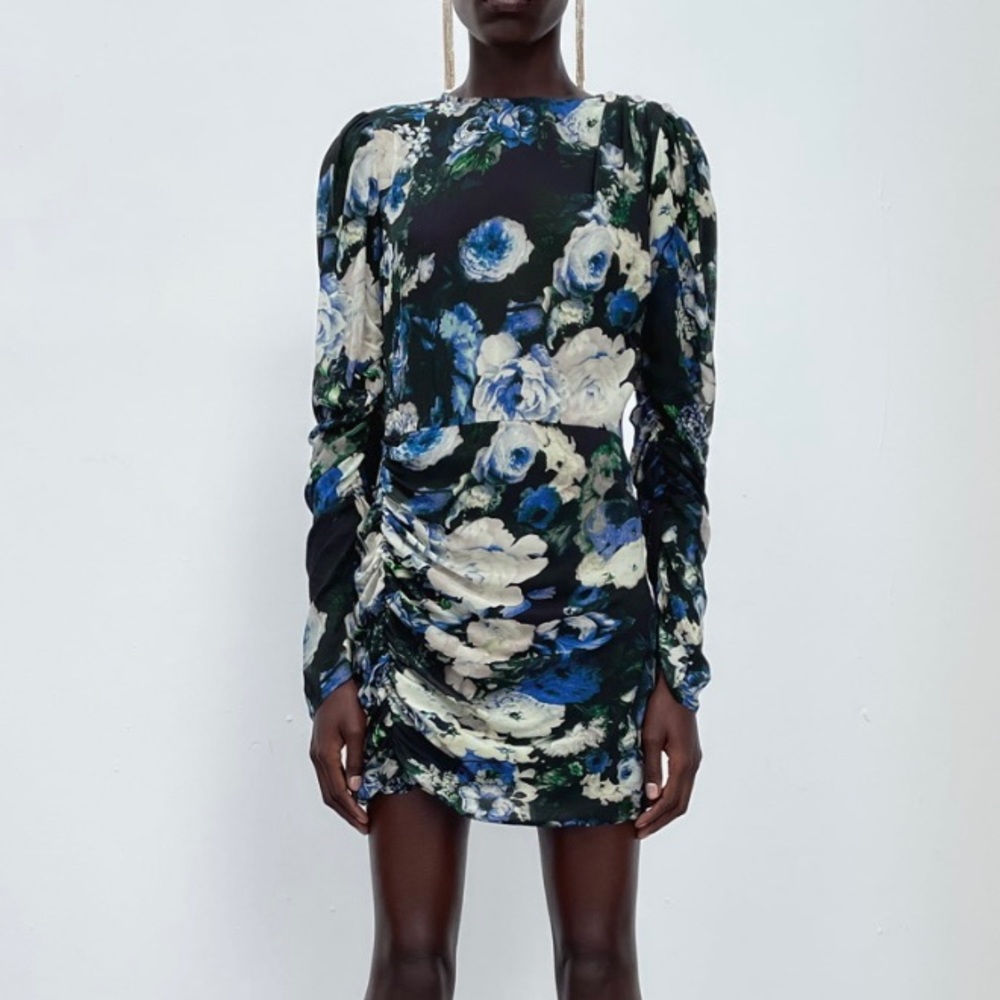 ZARA floral print dress